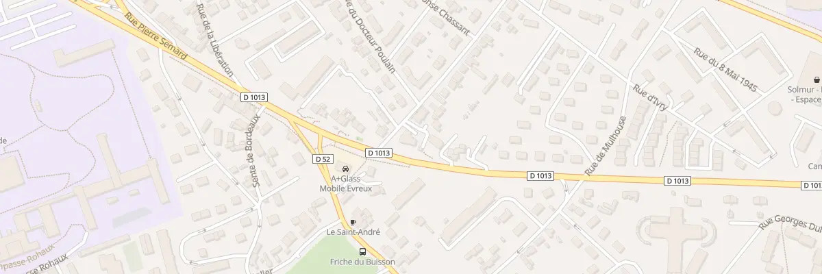 Plan du 2 Rue Hector Ridel à Évreux