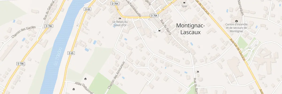 Plan du 10 Rue Emile Lasjunias à Montignac-Lascaux