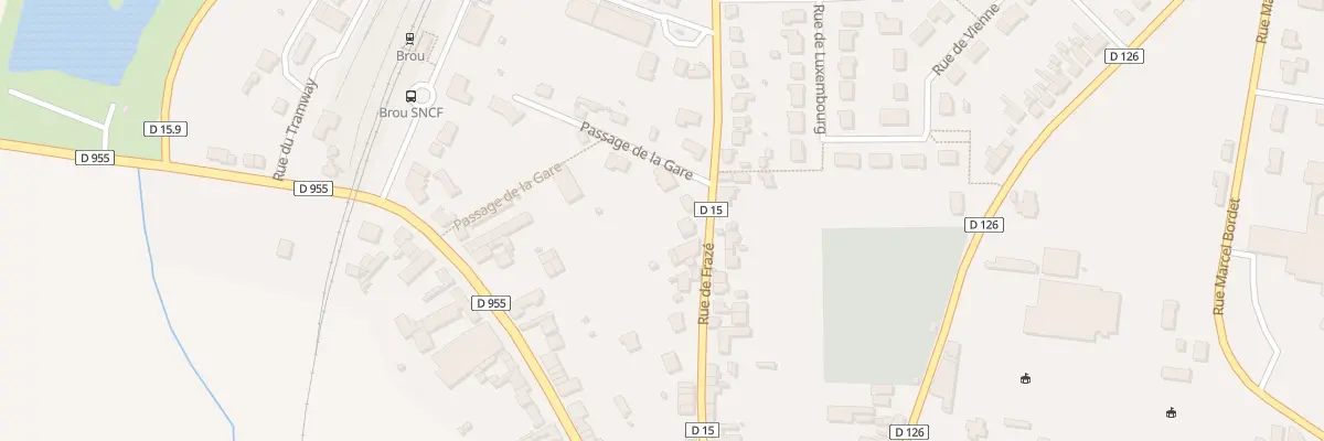 Plan du 37 Rue de Frazé à Brou
