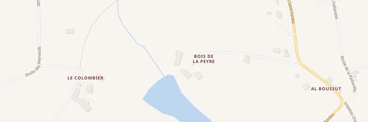 Plan du 5192 Bois de la Peyre à Bourret