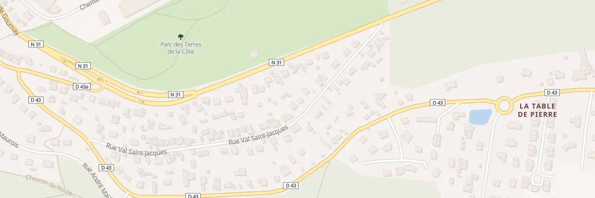 Plan du 55 Rue Val Saint Jacques à Darnétal