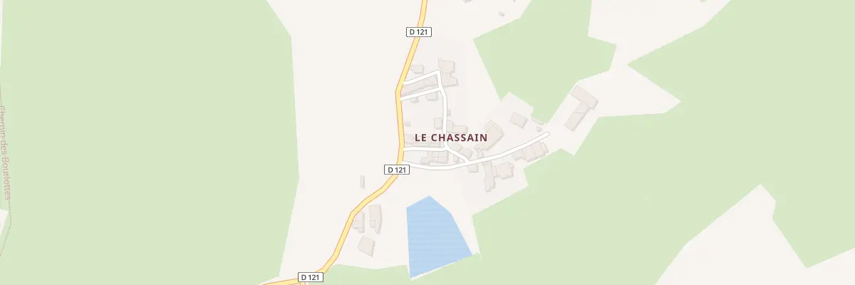 Plan du 7 Le Chassain à Droux