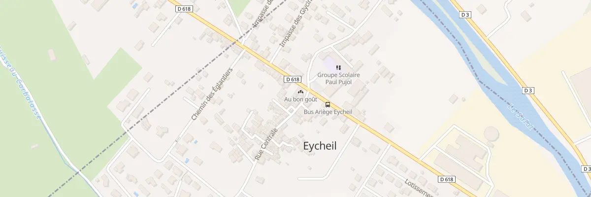 Plan du 5 Rue Centrale à Eycheil
