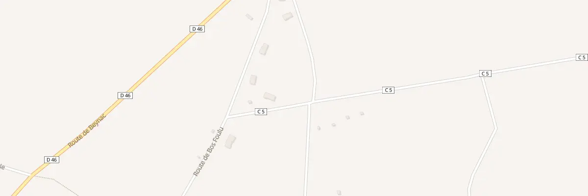 Plan du 133 Rte du Grand Chalier à Burgnac