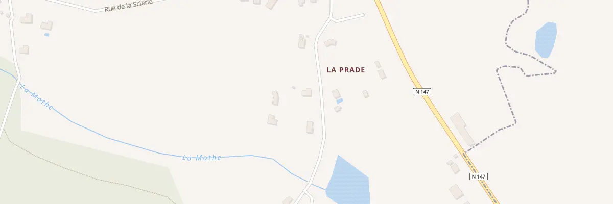 Plan du 7 La Prade à Peyrilhac
