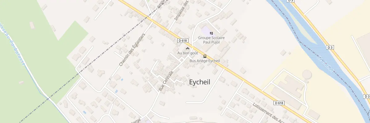 Plan du 4 Rue Centrale à Eycheil
