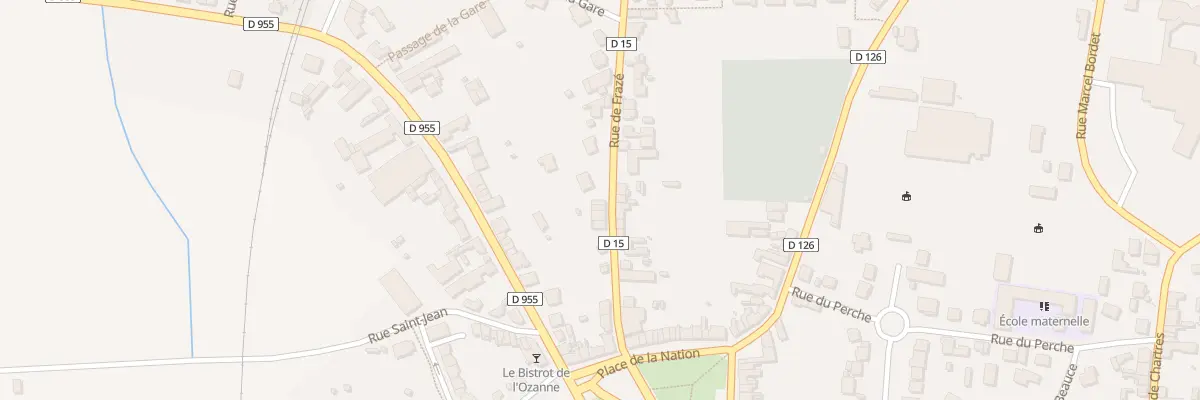 Plan du 17 Rue de Frazé à Brou