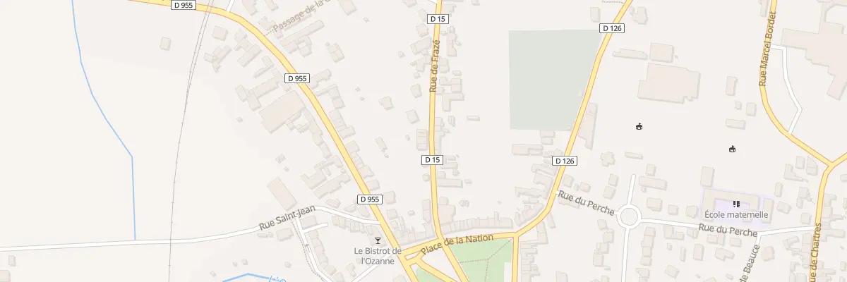 Plan du 15 Rue de Frazé à Brou