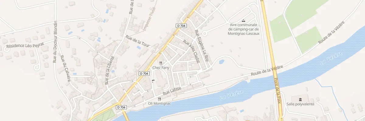 Plan du 728 Rue Ste Catherine à Montignac-Lascaux