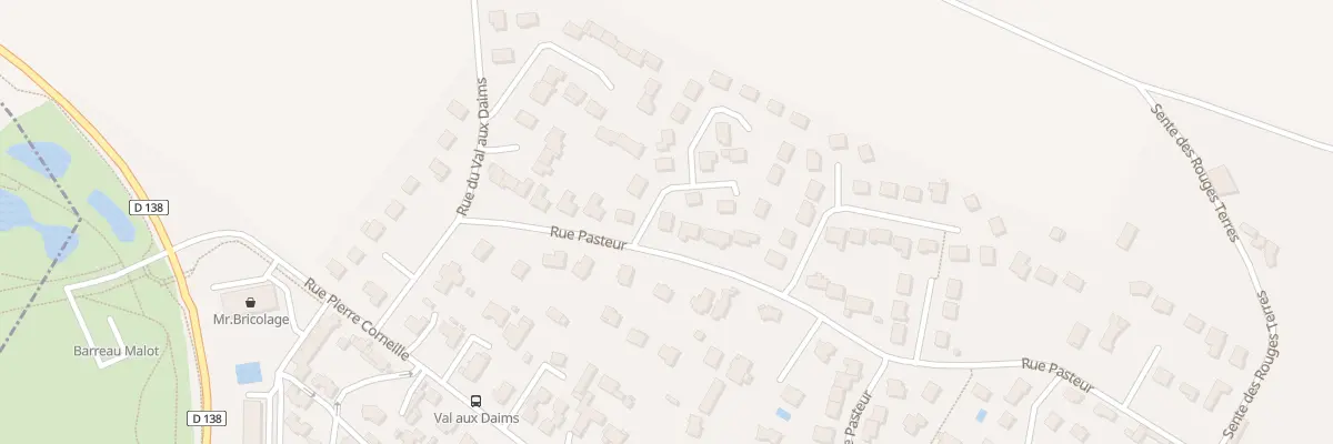 Plan du 396 Rue Pasteur à Franqueville-Saint-Pierre