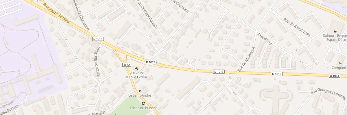 Plan du 2B Rue Hector Ridel à Évreux