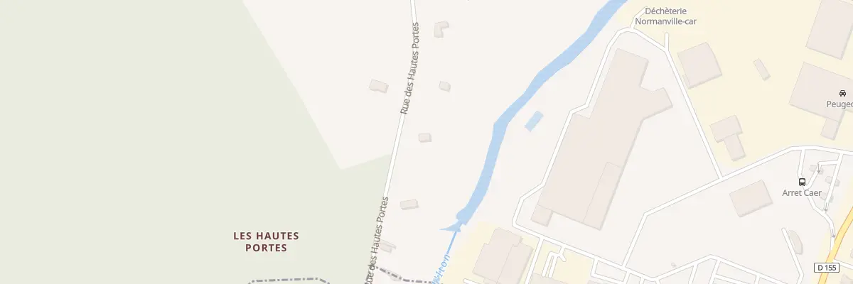 Plan du 6 Rue des Hautes Portes à Normanville