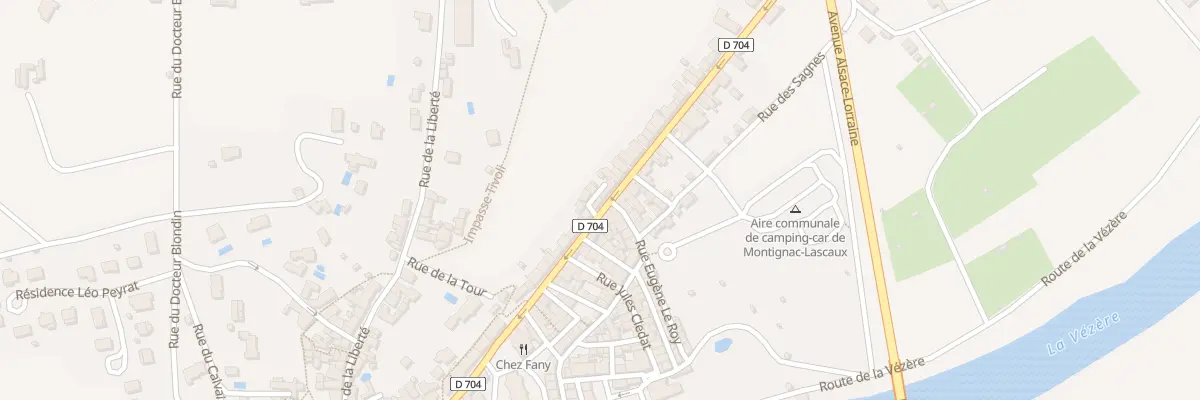 Plan du 608 Rue de Juillet à Montignac-Lascaux