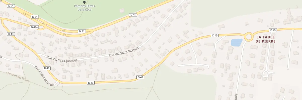 Plan du 40 Rue Val Saint Jacques à Darnétal