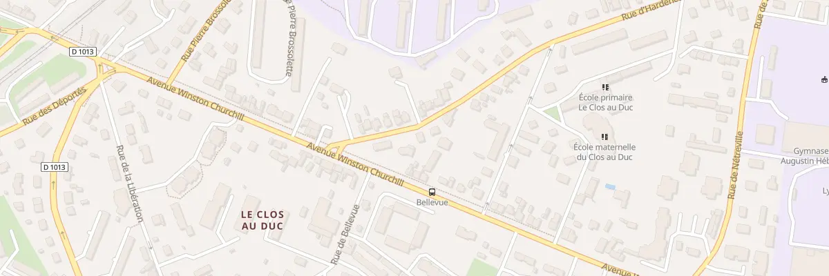 Plan du 6 Rue d’Hardencourt à Évreux