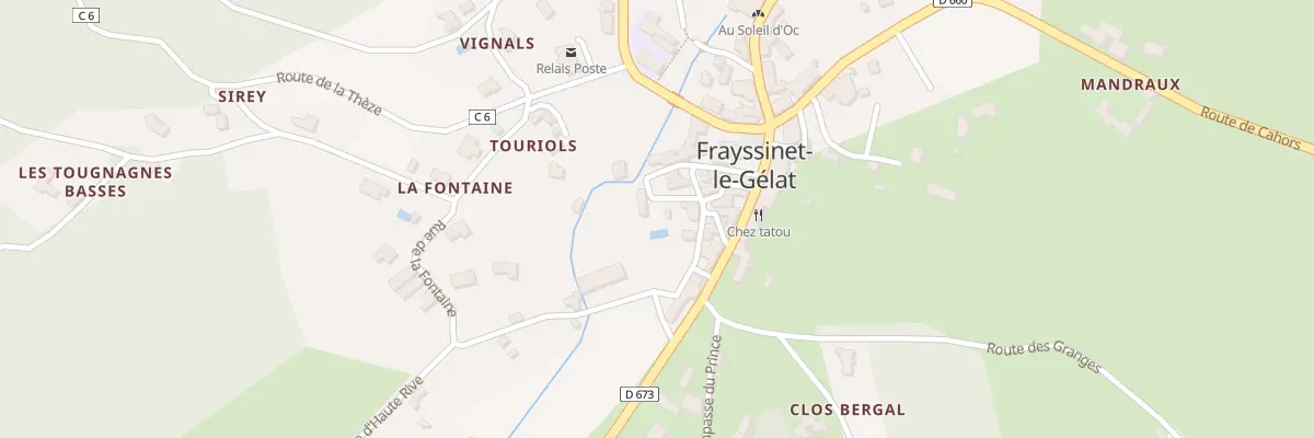 Plan du 5011 Frayssinet à Frayssinet-le-Gélat