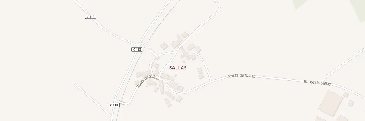 Plan du 6 Sallas à Nexon