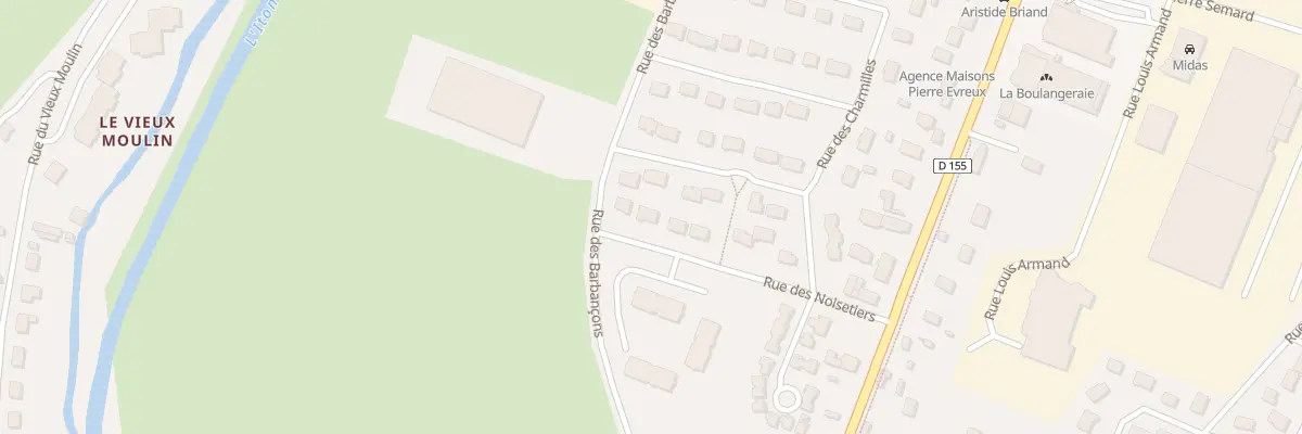 Plan du 4 Rue des Noisetiers à Gravigny