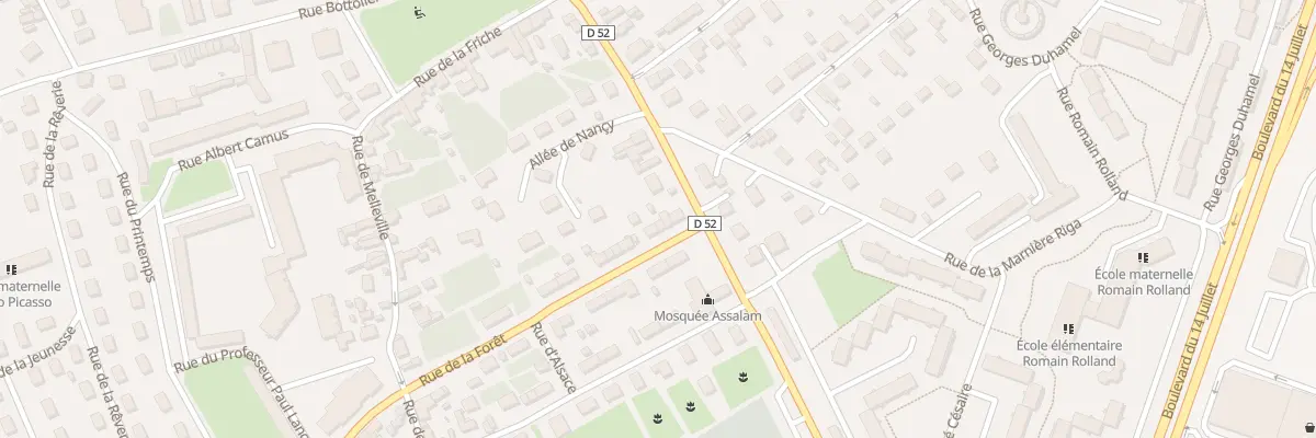 Plan du 6 Rue de la Forêt à Évreux