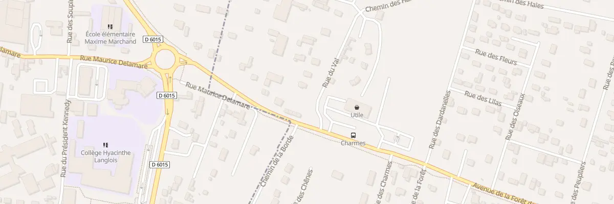 Plan du 11 Rue du Val aux Damps