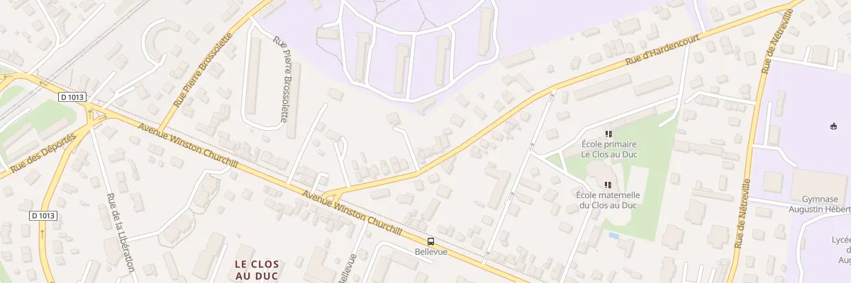 Plan du 15 Rue d’Hardencourt à Évreux