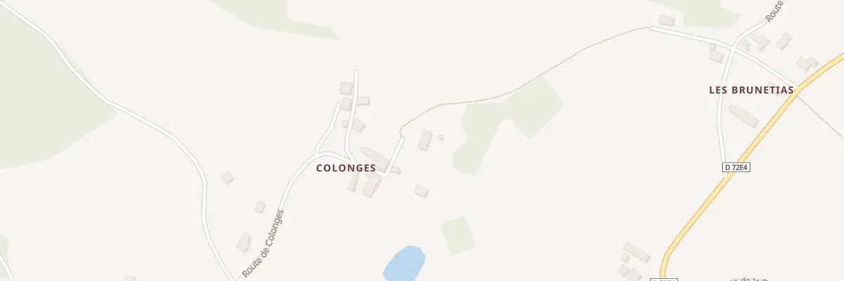 Plan du 6 Rte de Colonges à Génis