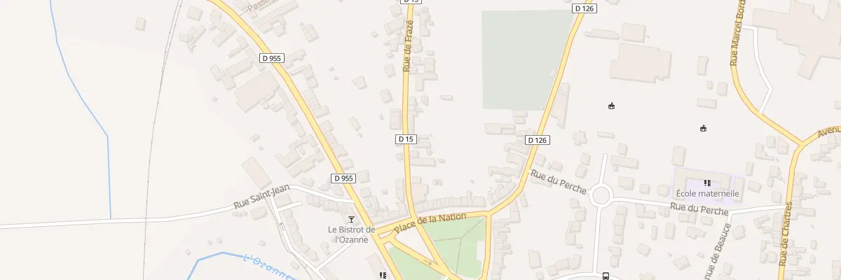 Plan du 16 Rue de Frazé à Brou