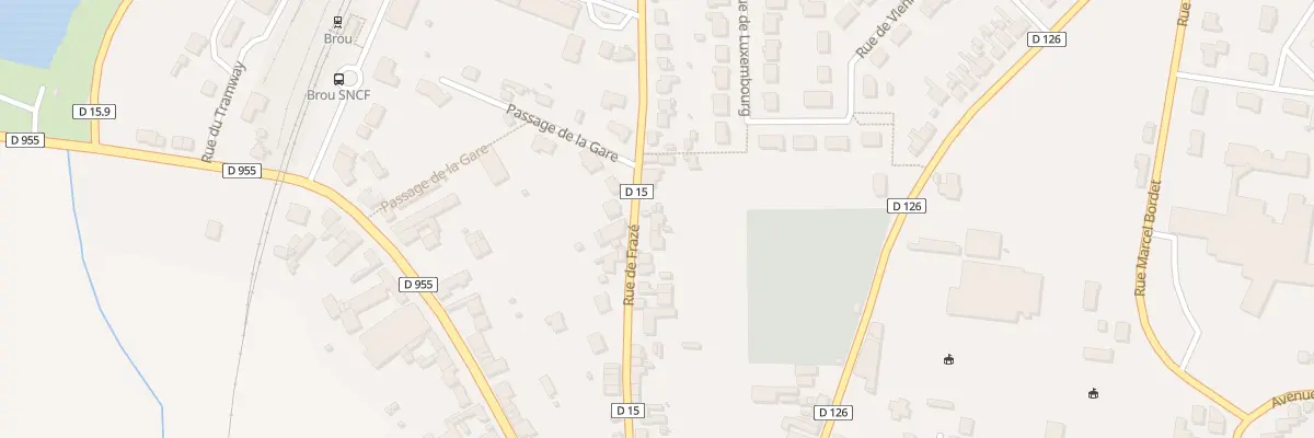 Plan du 42 Rue de Frazé à Brou
