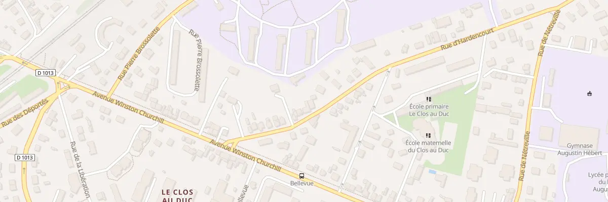Plan du 17 Rue d’Hardencourt à Évreux