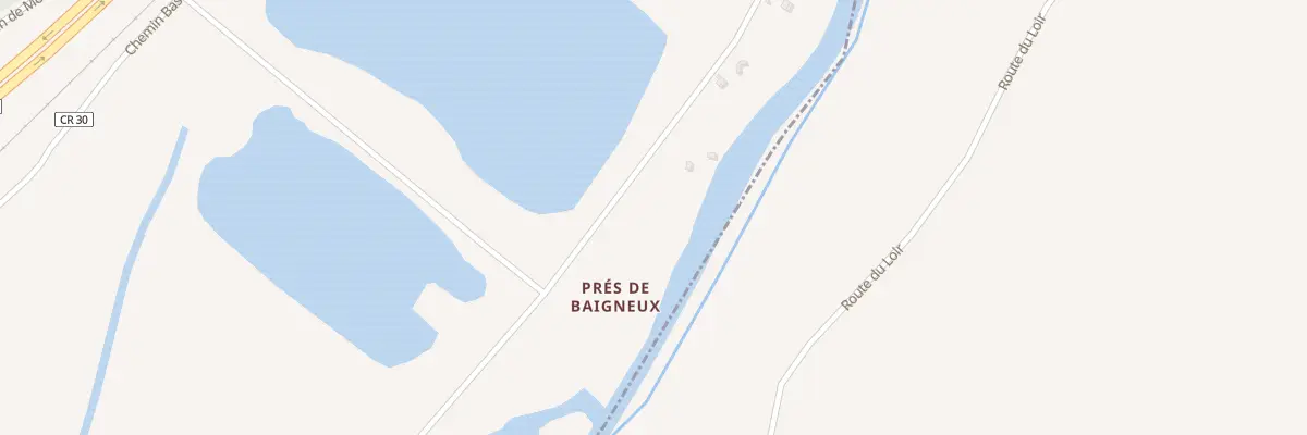 Plan du 371A Prés de Baigneux à Pezou