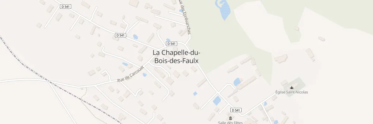 Plan du 23 Rue de la Mairie à La Chapelle-du-Bois-des-Faulx