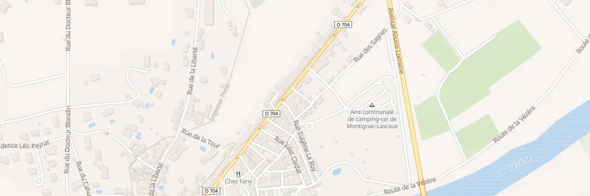 Plan du 50 Rue de Juillet à Montignac-Lascaux