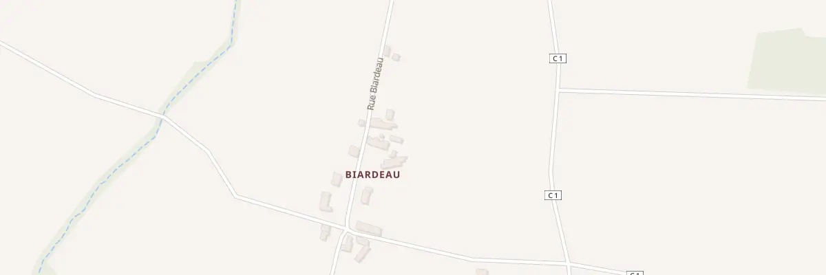 Plan du 123 Biardeau à Chemillé-sur-Indrois