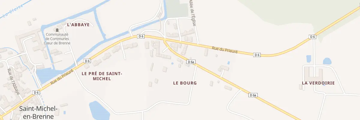Plan du 16 Rue de la Brenne à Saint-Michel-en-Brenne
