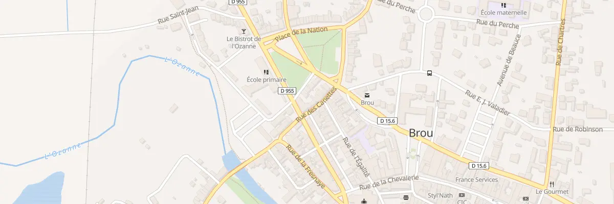 Plan du 24 Av du Général de Gaulle à Brou