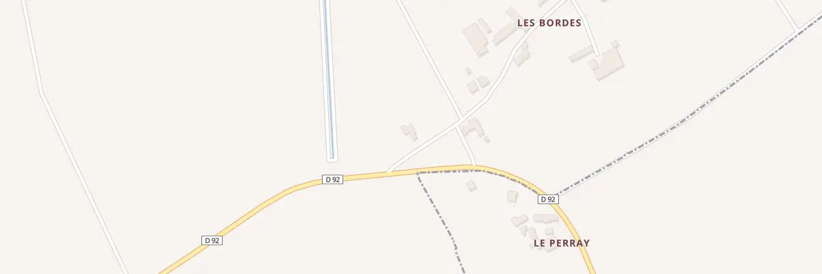 Plan du 1 Les Bordes à Rocé