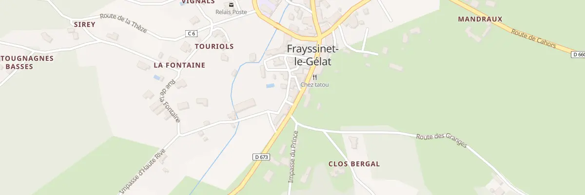 Plan du 5030 Frayssinet à Frayssinet-le-Gélat