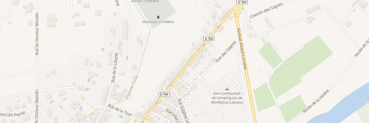 Plan du 67 Rue de Juillet à Montignac-Lascaux