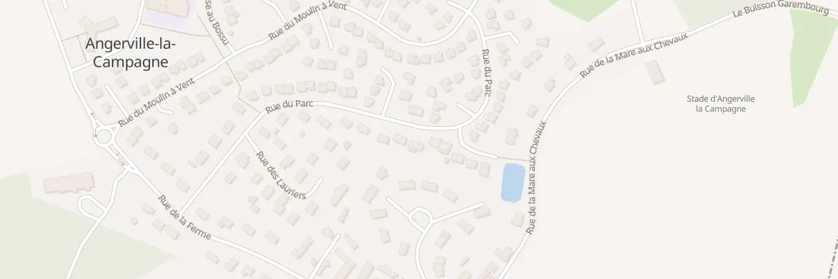 Plan du 20 Rue du Parc à Angerville-la-Campagne