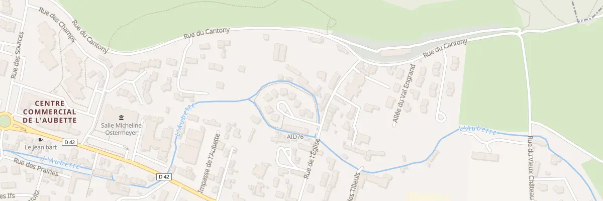 Plan du 3 All Laure de Maupassant à Saint-Léger-du-Bourg-Denis