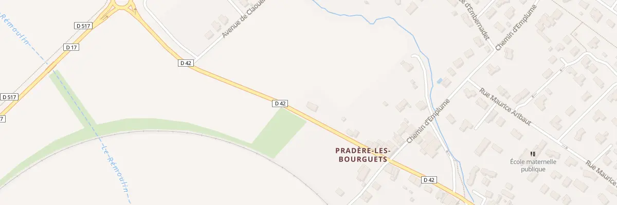 Plan du 375 Rte de la Hourguette à Lasserre-Pradère