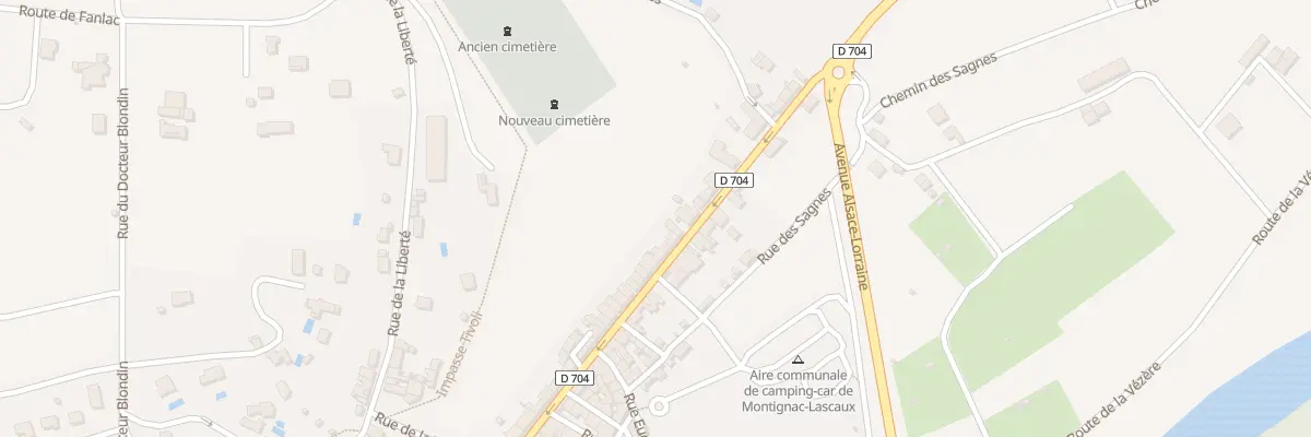 Plan du 75 Rue de Juillet à Montignac-Lascaux