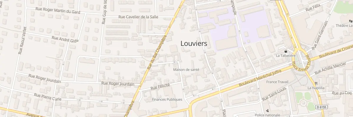 Plan du 16 Rue Jean Nicolle à Louviers