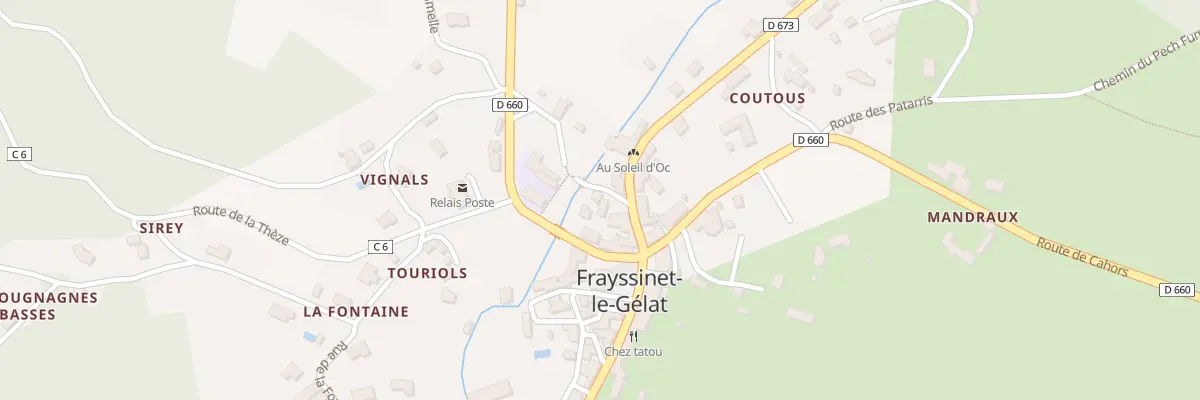 Plan du 5305F Frayssinet à Frayssinet-le-Gélat