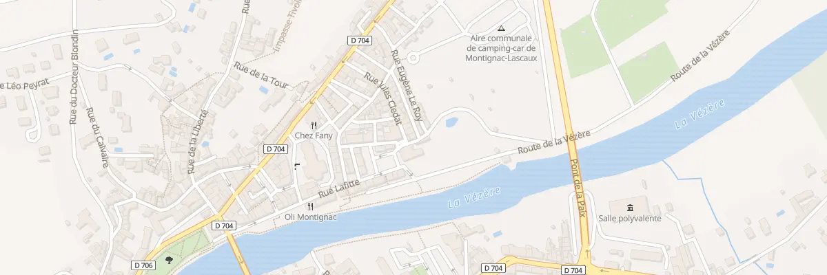 Plan du 1 Rue du Pont Pichou à Montignac-Lascaux