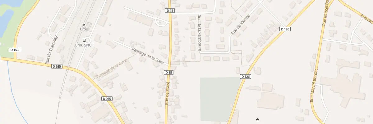 Plan du 46 Rue de Frazé à Brou
