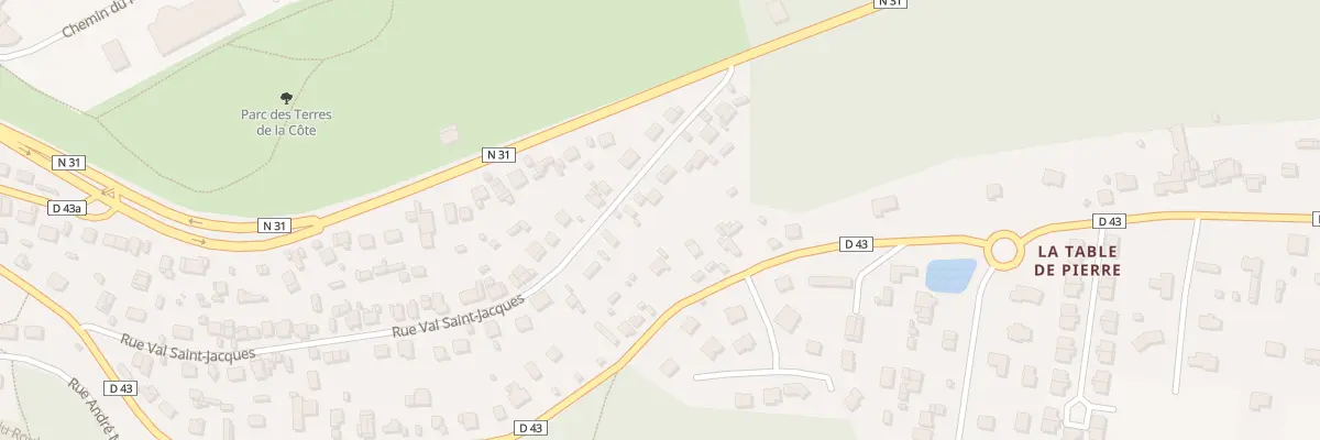 Plan du 50 Rue Val Saint Jacques à Darnétal