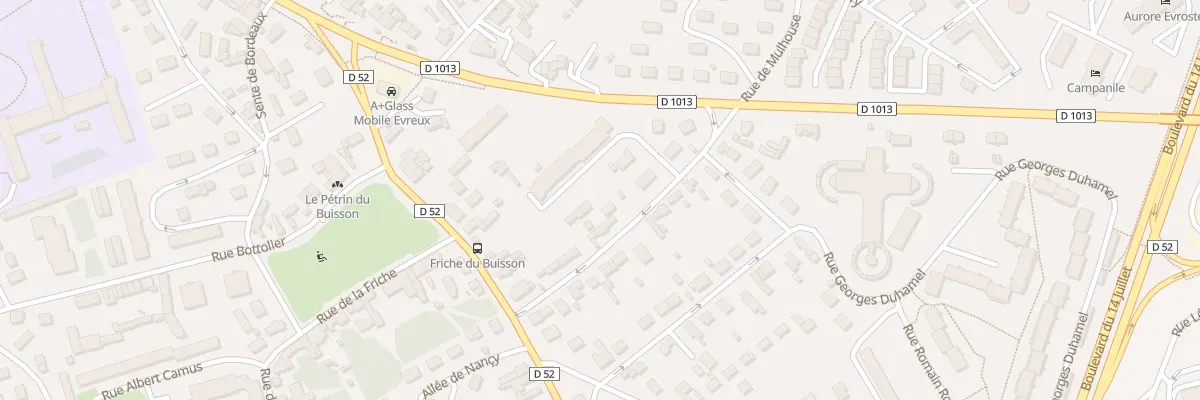 Plan du 11 Rue de la Chapelle à Évreux