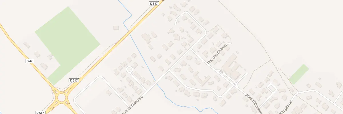 Plan du 10 Av de Claouere à Lasserre-Pradère