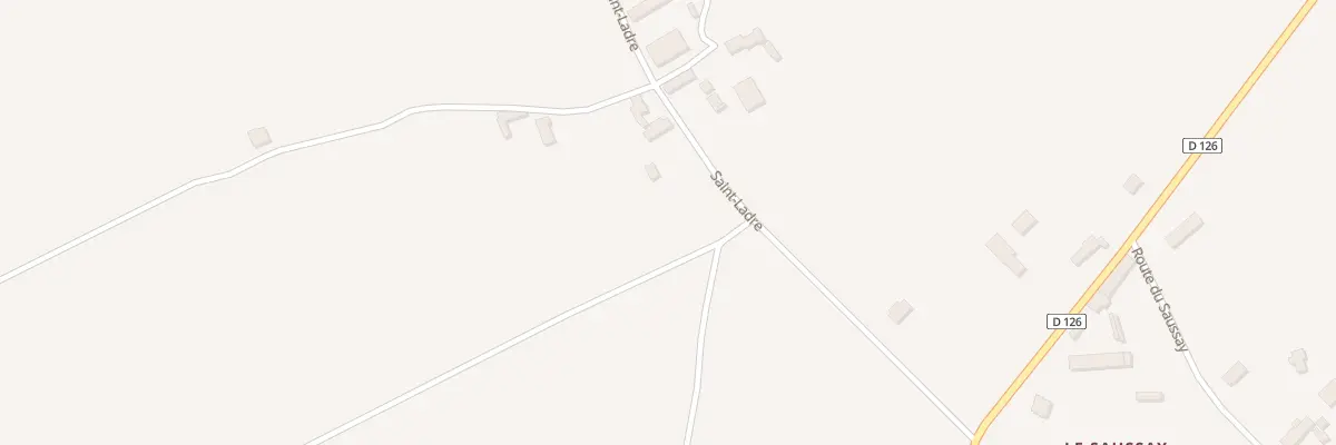 Plan du 2 Saint Ladre à Yèvres